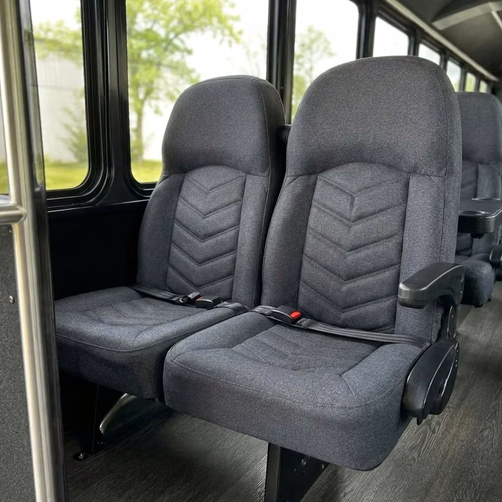 wildomar 25 passenger minibus high back seats