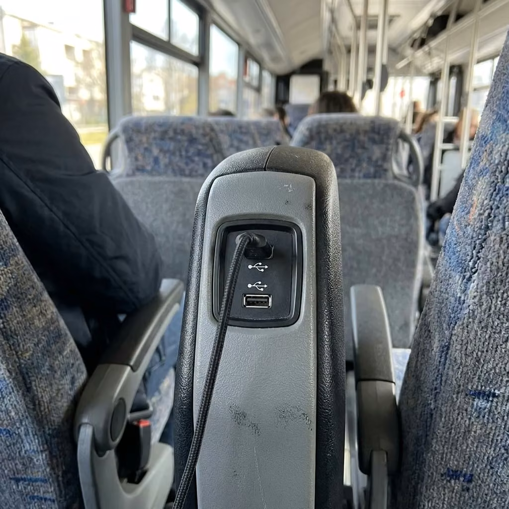 wildomar 35 passenger minibus usb charging
