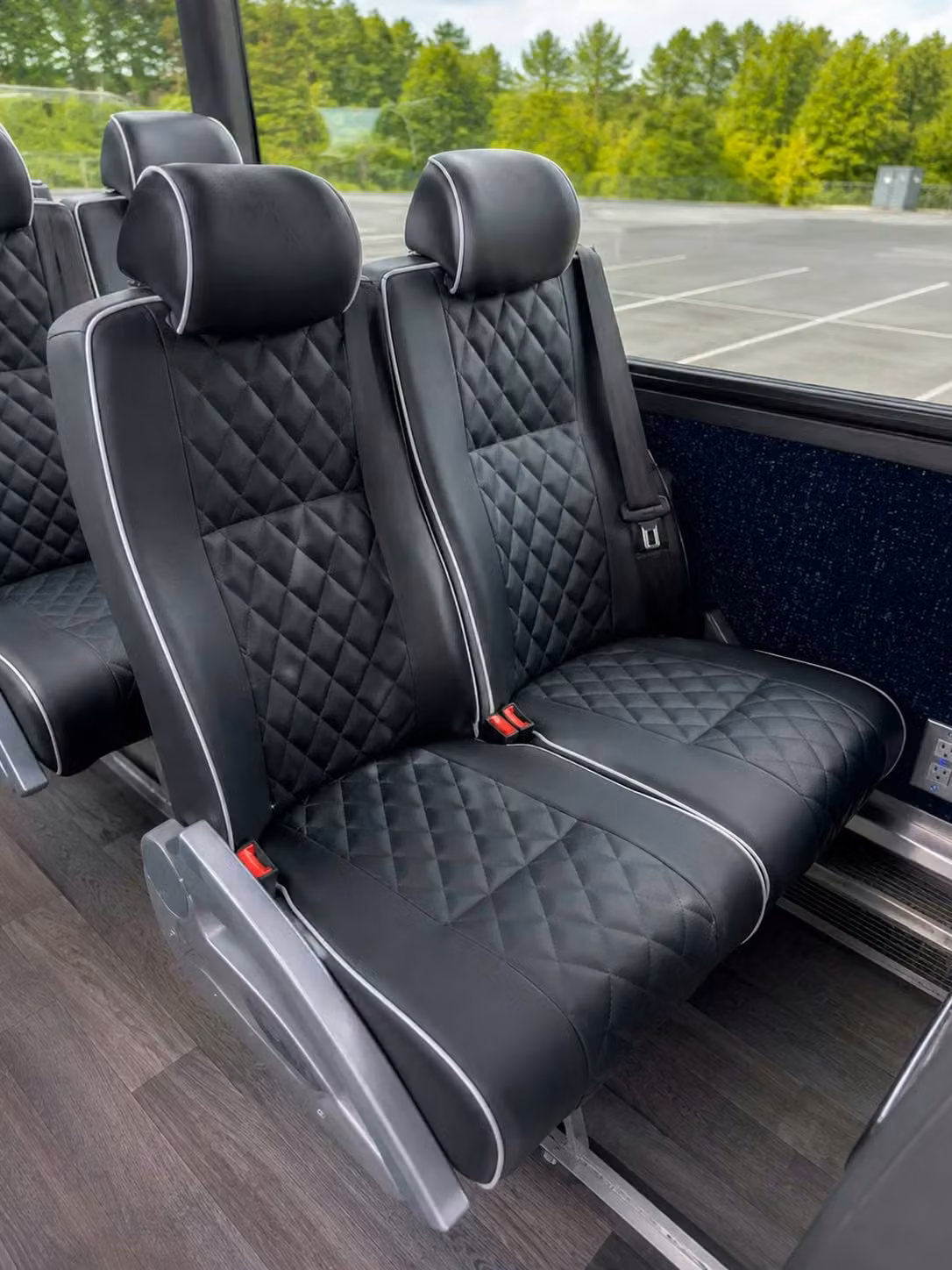 wildomar 56 passenger charter bus reclining seats