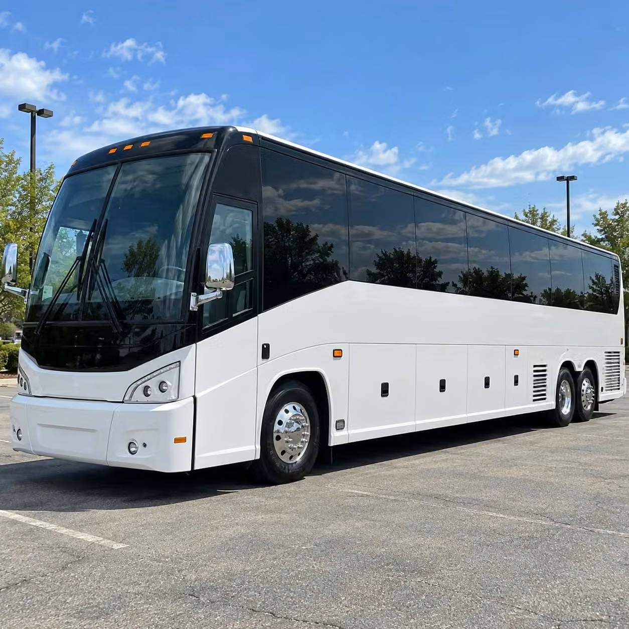 wildomar 56 passenger charter bus rental