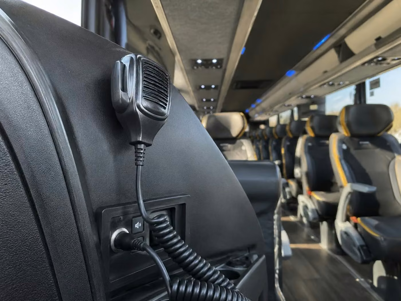 wildomar charter bus pa system