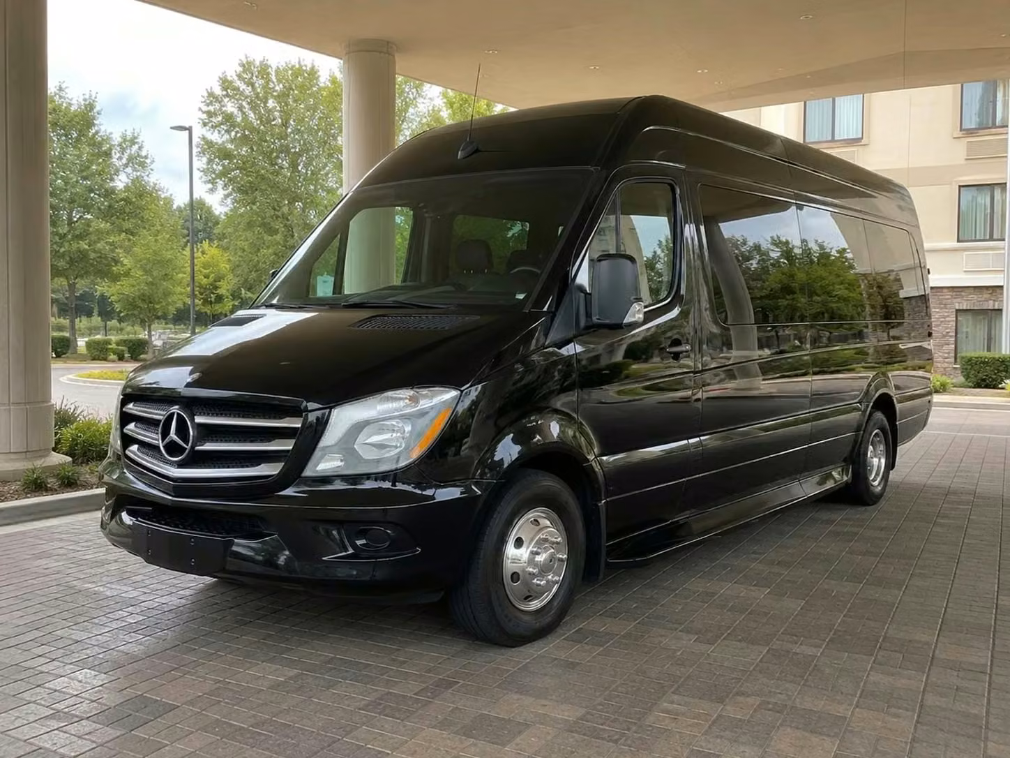 wildomar sprinter van rental with driver tinted windows