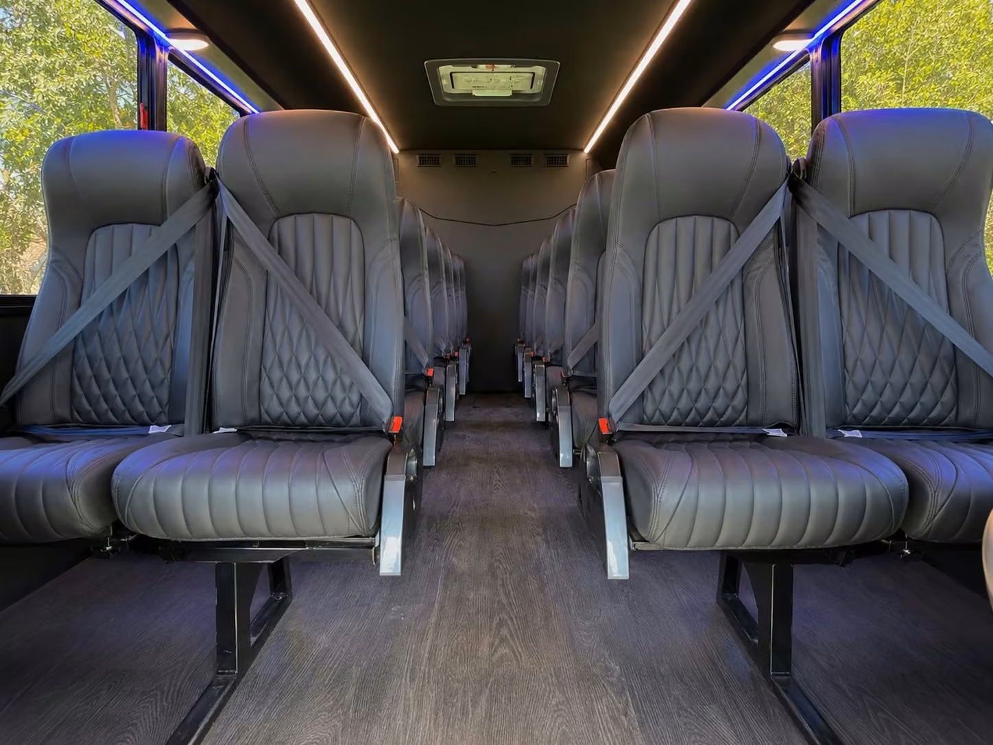 20 passenger minibus interior
